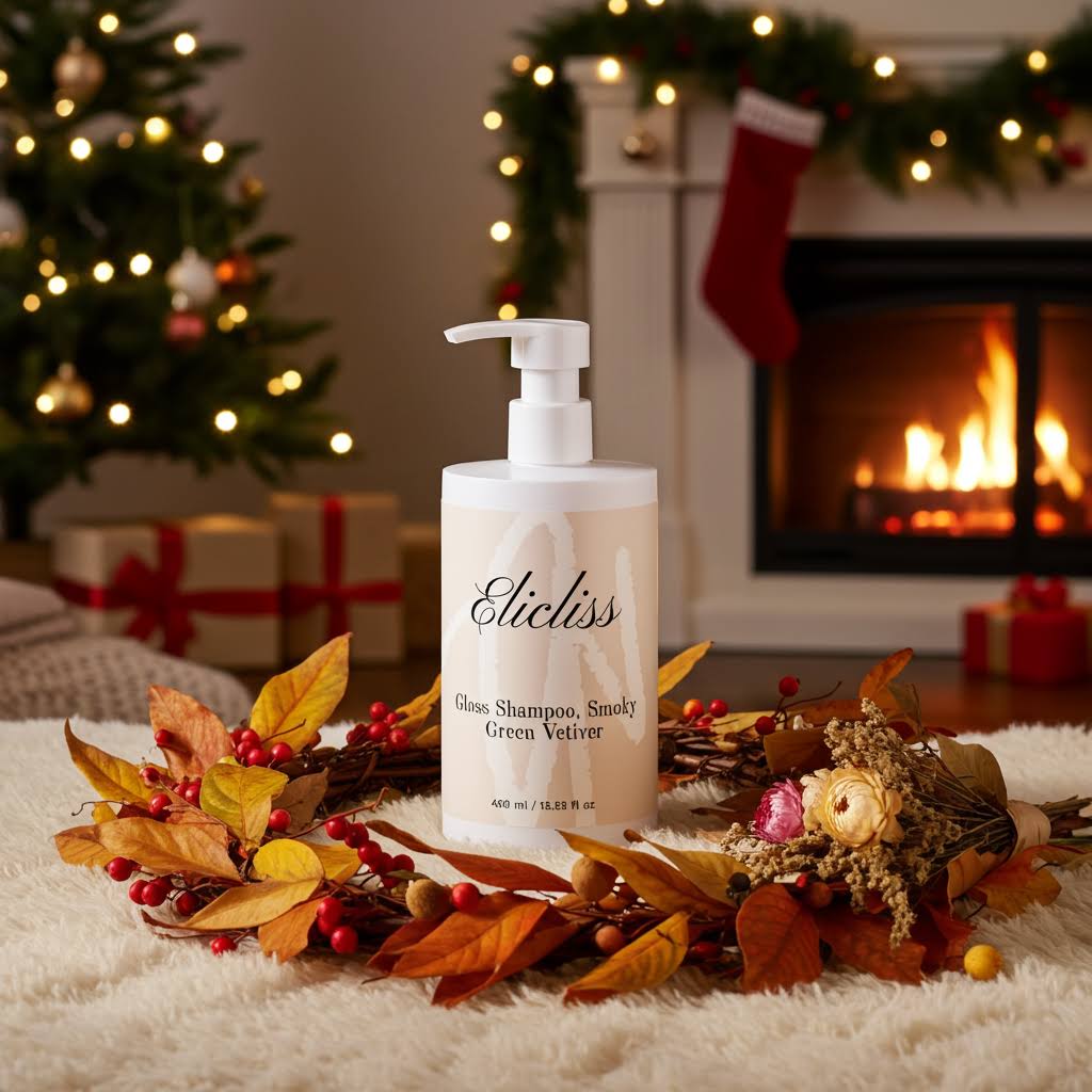 Gloss Shampoo – Smoky Green Vetiver vegansk hårvård