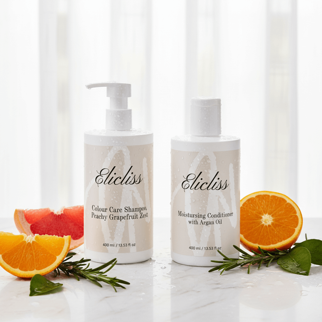 Färgbevarande hårvård duopack för färgat hår vegan - Schampo och Balsam
