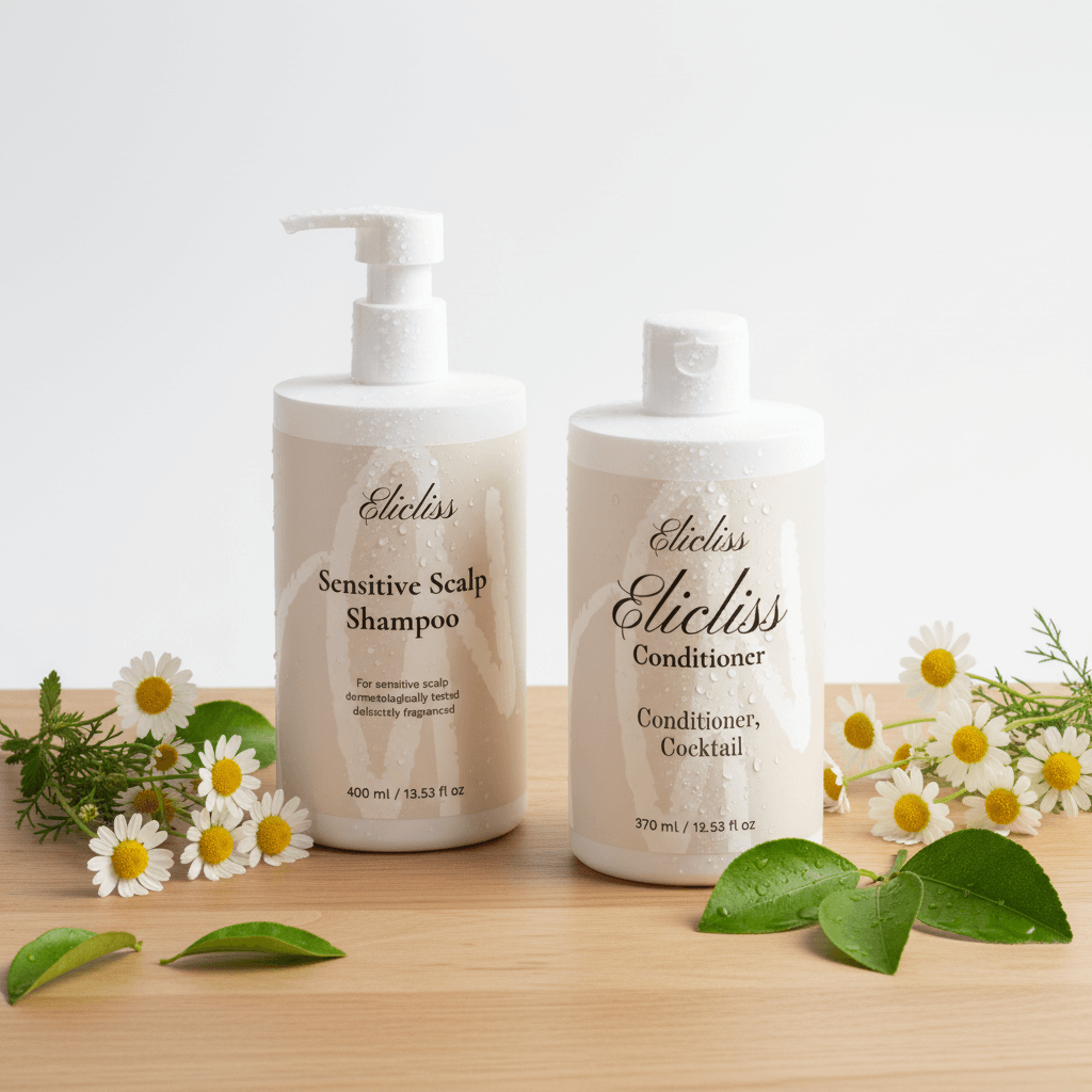 Mild hårvård duopack för känslig hårbotten ekologisk vegan - Schampo och Balsam
