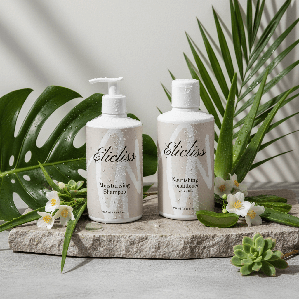 Återfuktande hårvård duopack för torrt hår vegan - Schampo och Balsam
